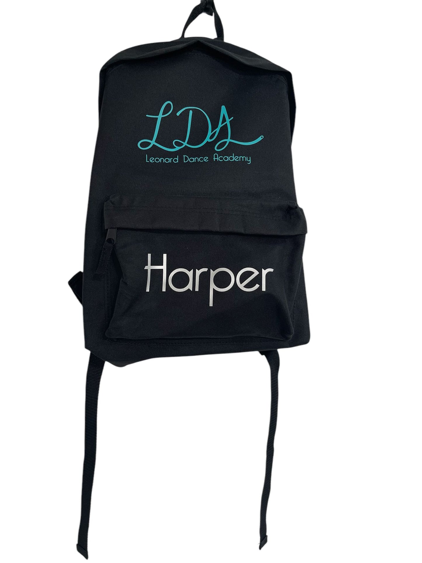 LDA - Personalised Black Backpack
