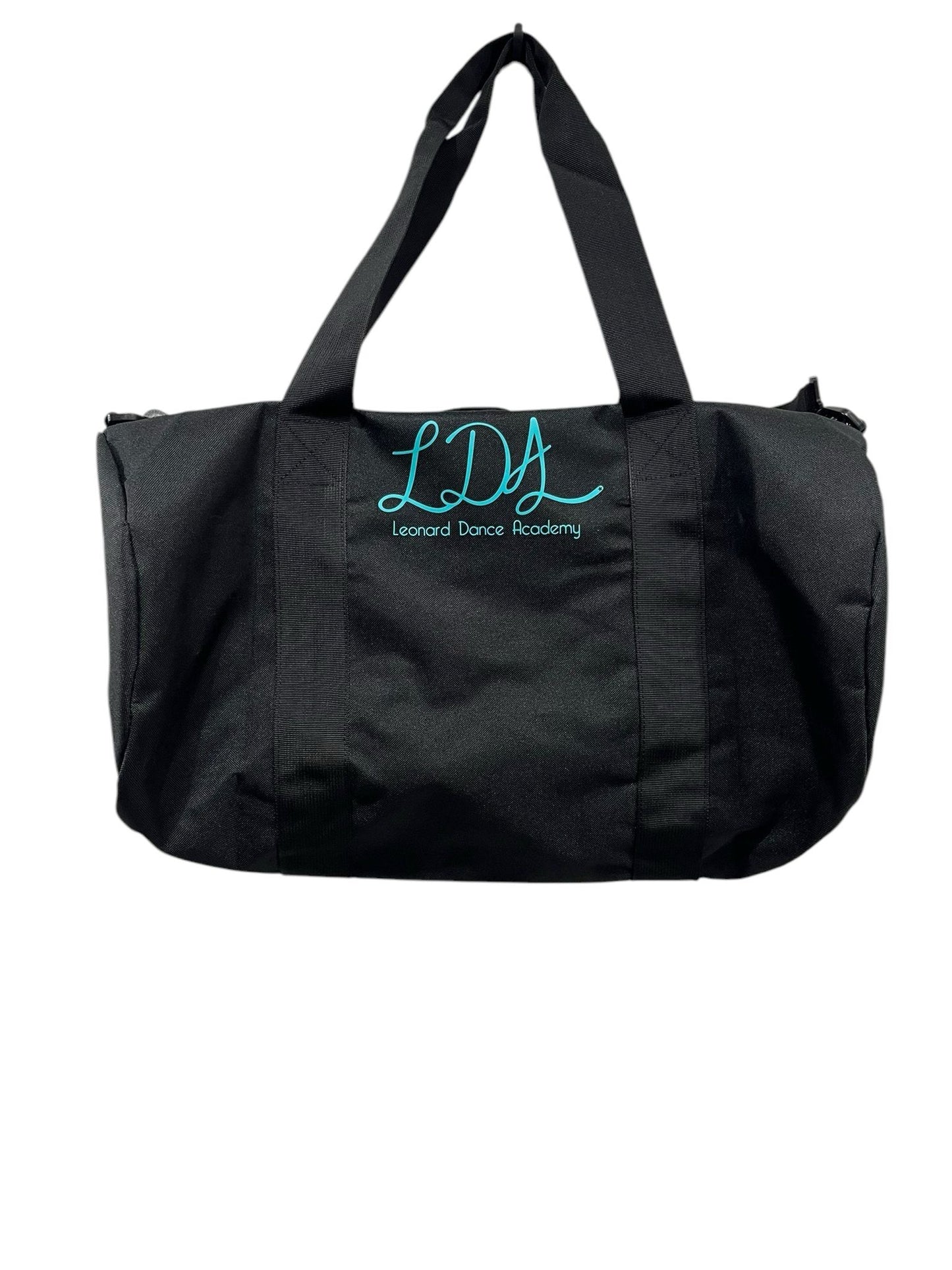 LDA- Personalised Black Barrel Bag