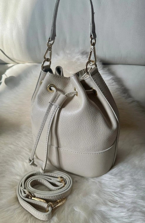 Personalised Ivy Bucket Bag - Genuine Leather