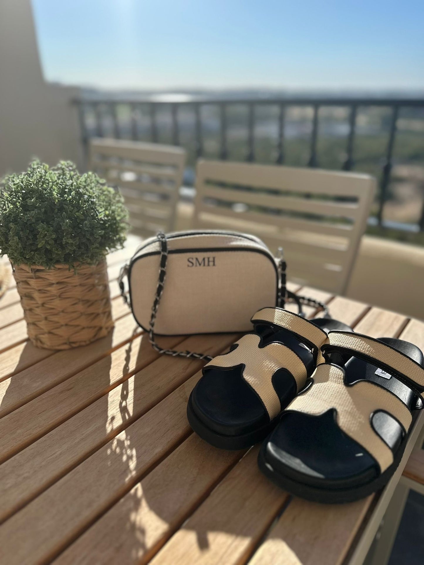 Personalised Canvas Cross body Bag