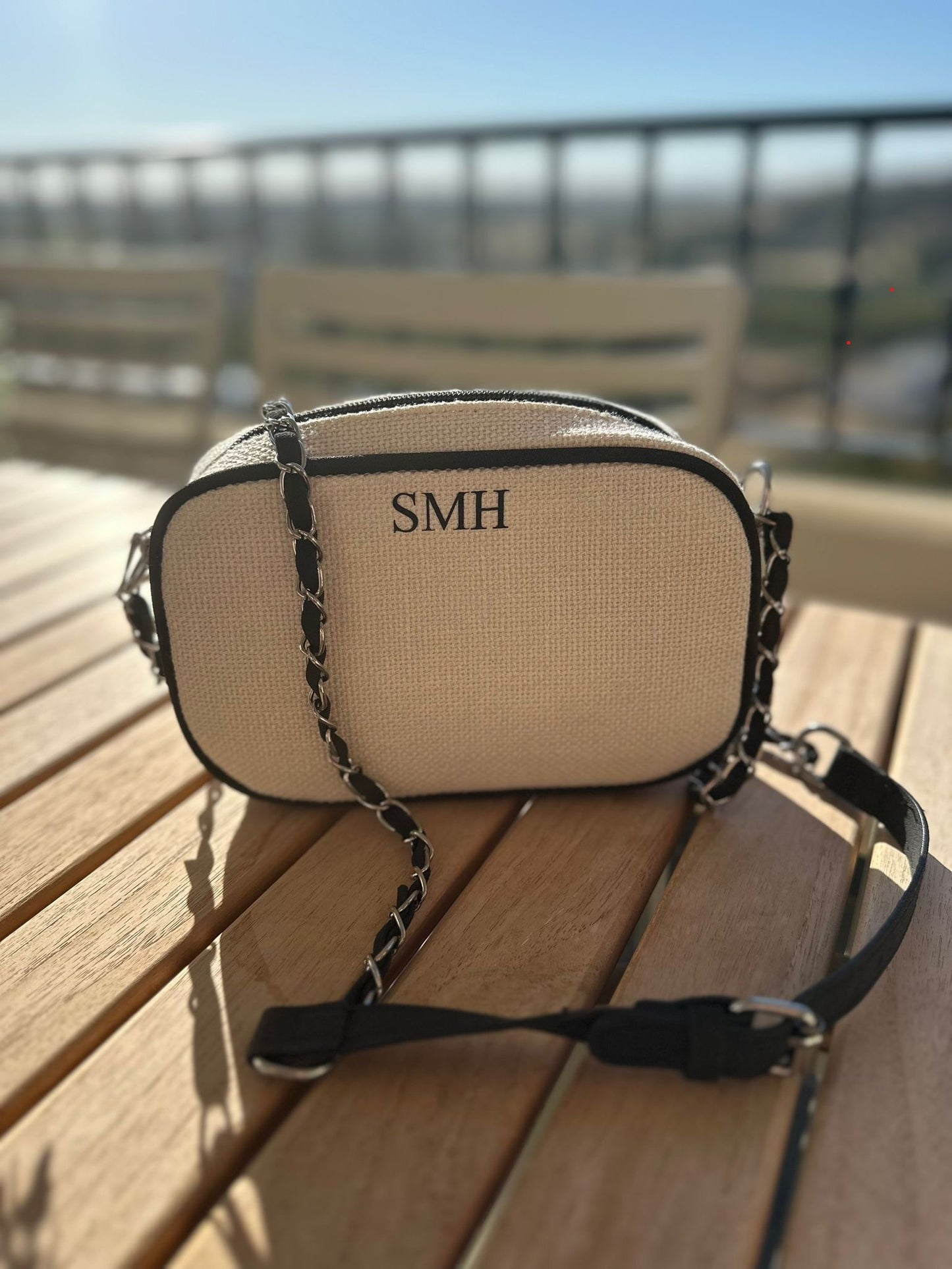 Personalised Canvas Cross body Bag