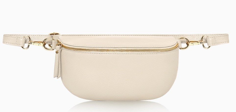 Personalised Alice Leather Cross body Bum Bag-Medium