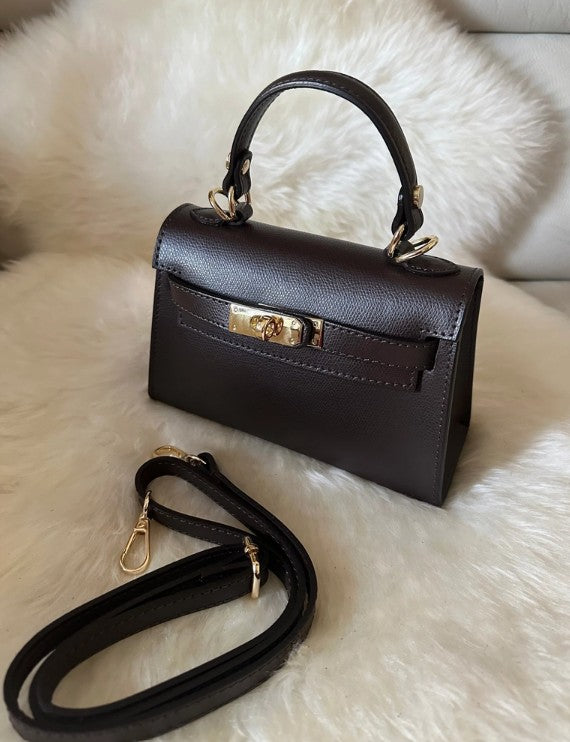 Personalised Mini Kate - Genuine Leather Handbag