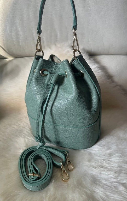 Personalised Ivy Bucket Bag - Genuine Leather