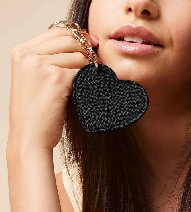 Personalised Heart Key Clip