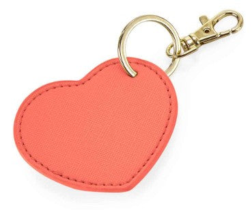 Personalised Heart Key Clip