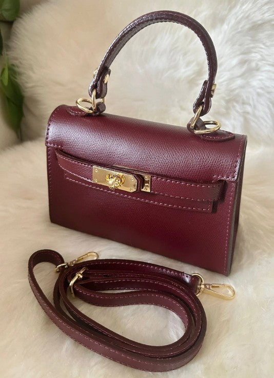 Personalised Mini Kate - Genuine Leather Handbag