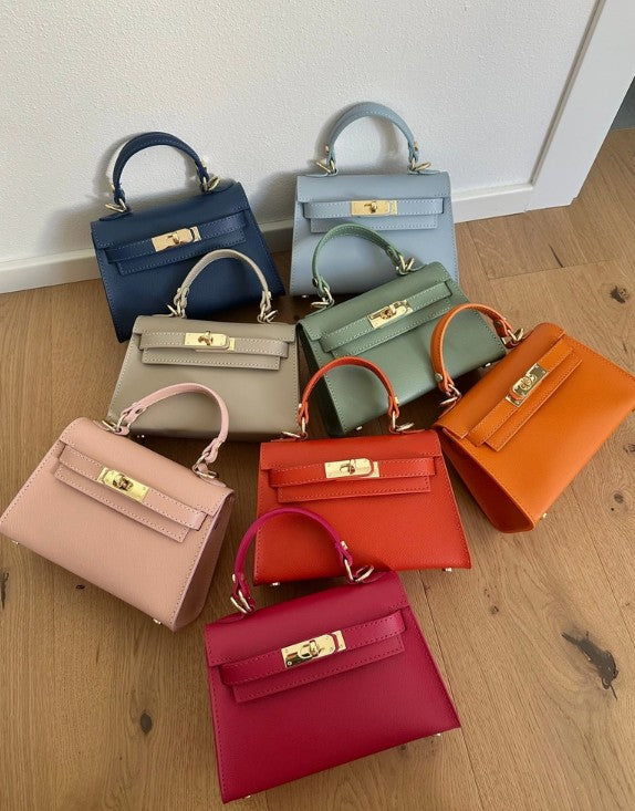 Personalised Mini Kate - Genuine Leather Handbag