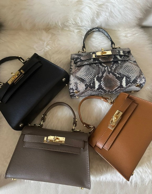 Personalised Mini Kate - Genuine Leather Handbag