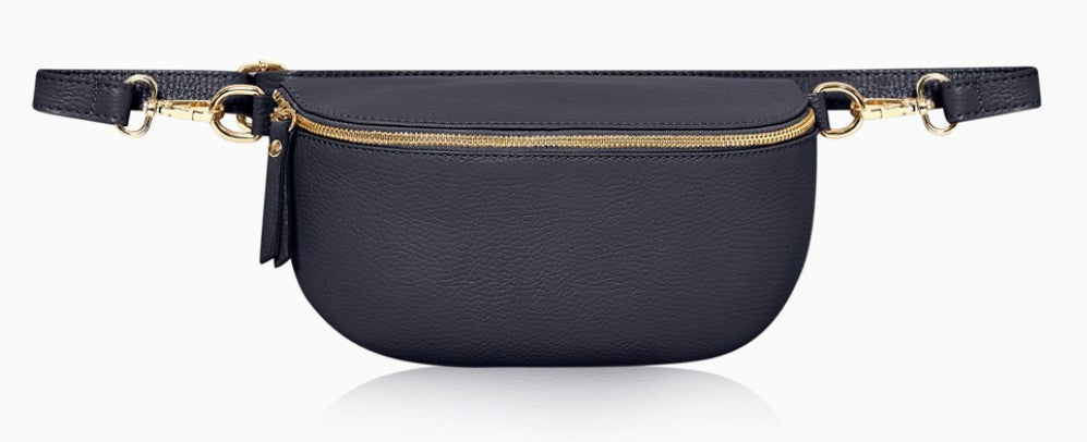 Personalised Alice Leather Cross body Bum Bag-Medium
