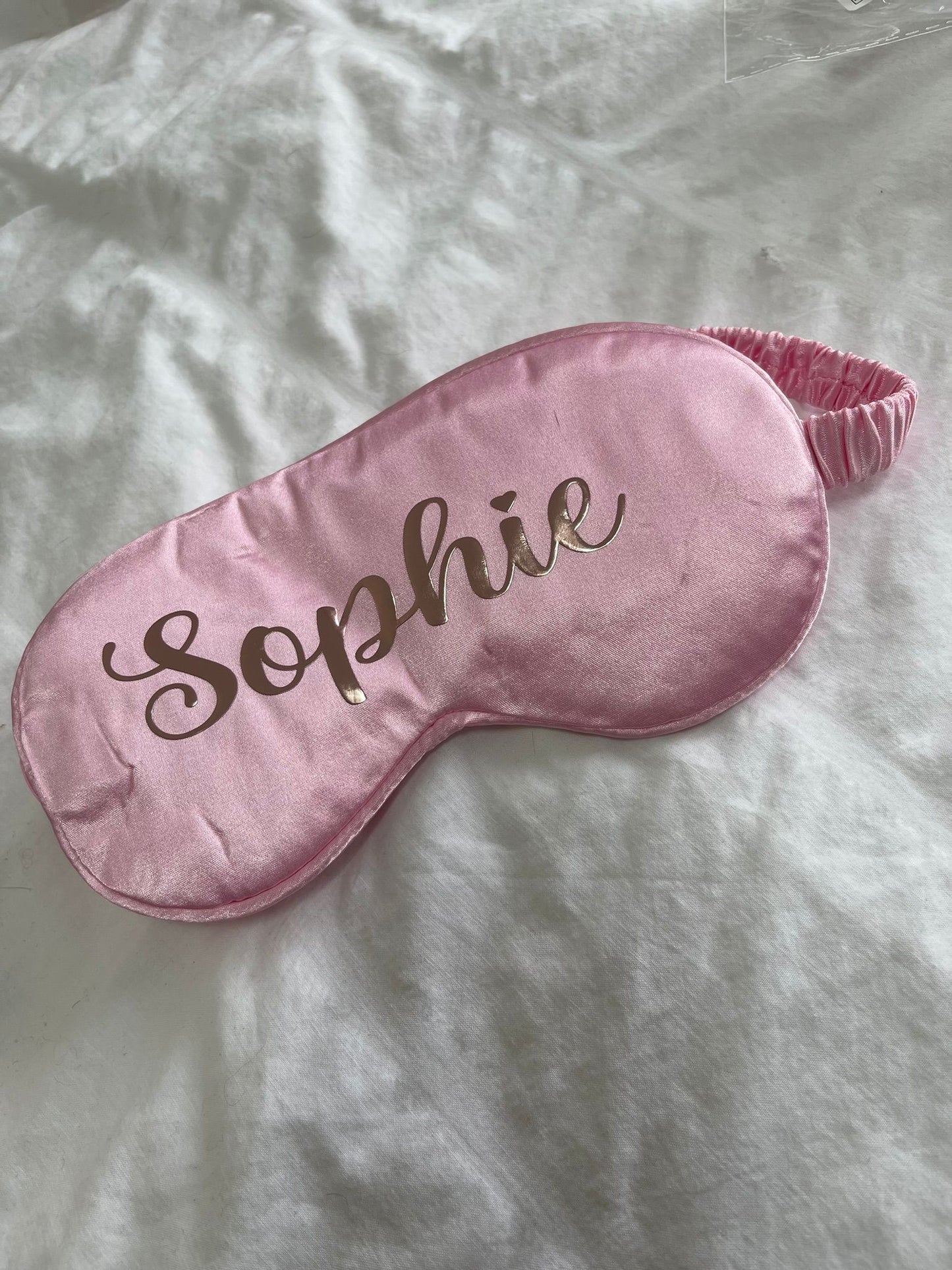 Personalised sleep eye masks