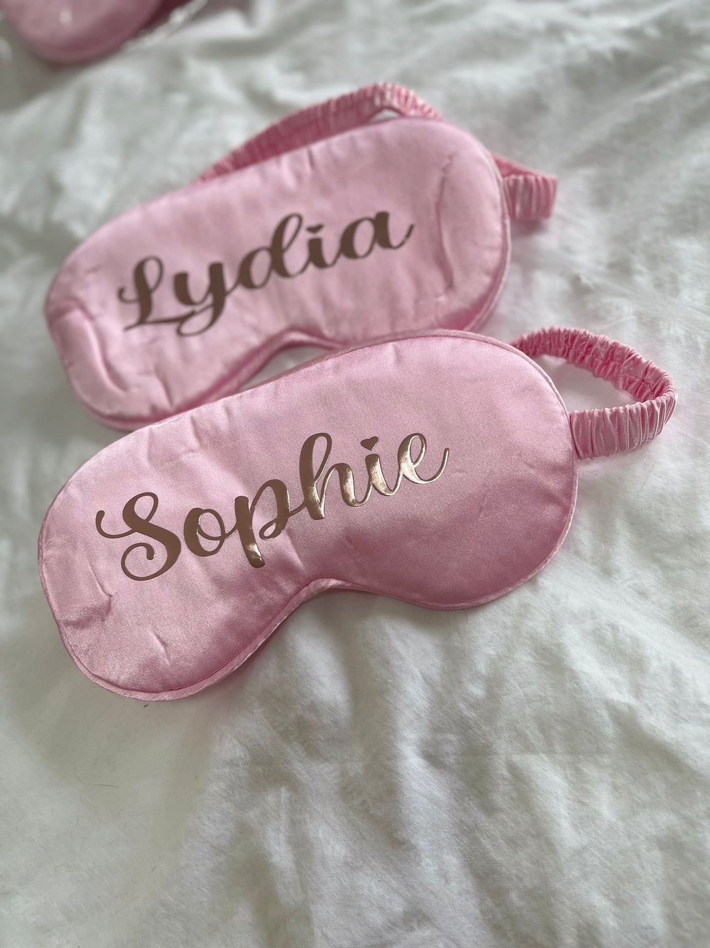 Personalised sleep eye masks