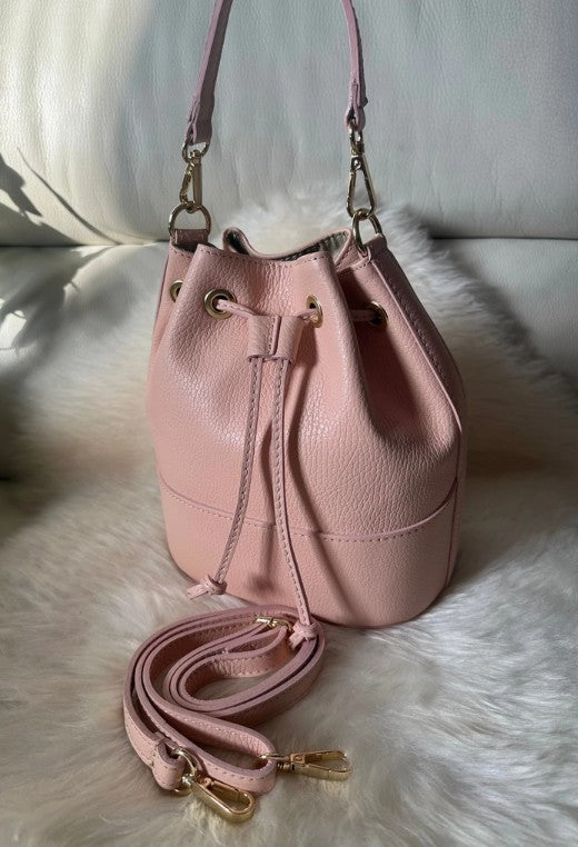 Personalised Ivy Bucket Bag - Genuine Leather