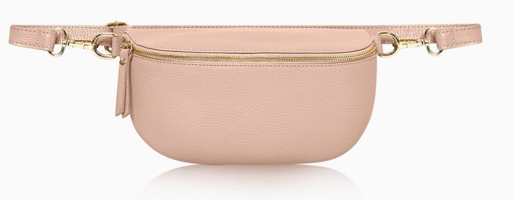 Personalised Alice Leather Cross body Bum Bag-Medium