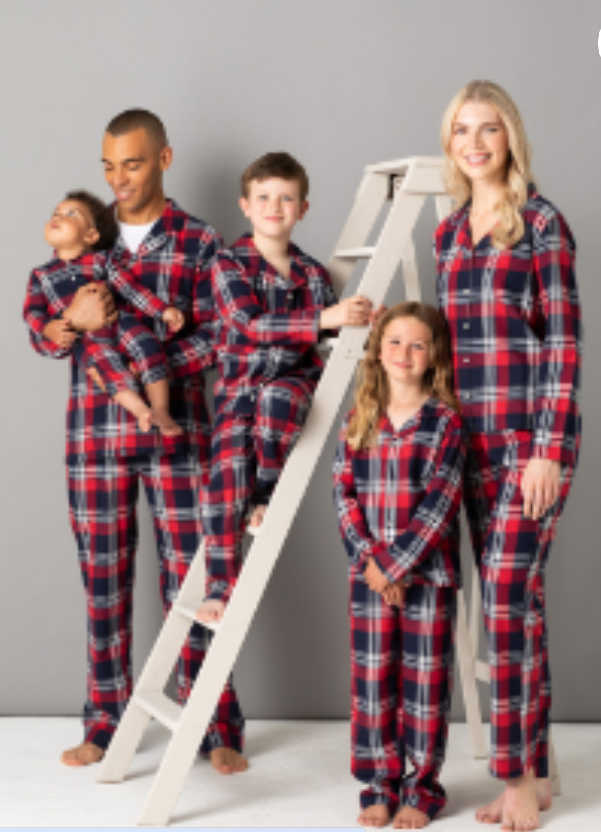 Personalised Tartan Family Pyjamas- Mens