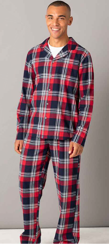 Personalised Tartan Family Pyjamas- Mens
