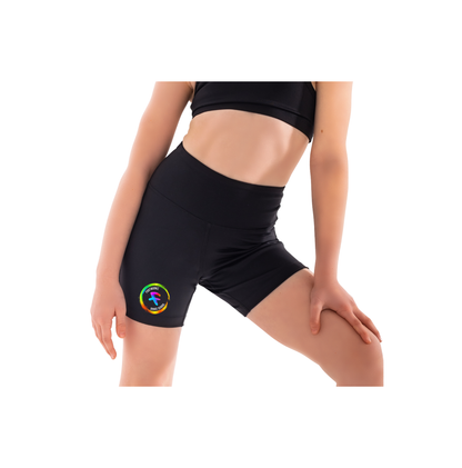 Footworkz Dance - High Waisted Cycling Shorts