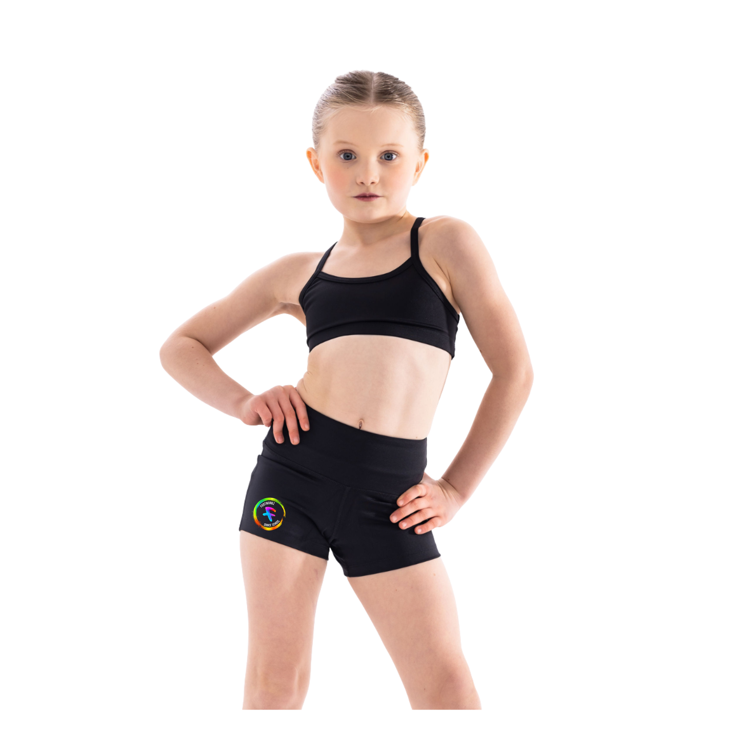 Footworkz Dance - Dance High Waisted Shorts