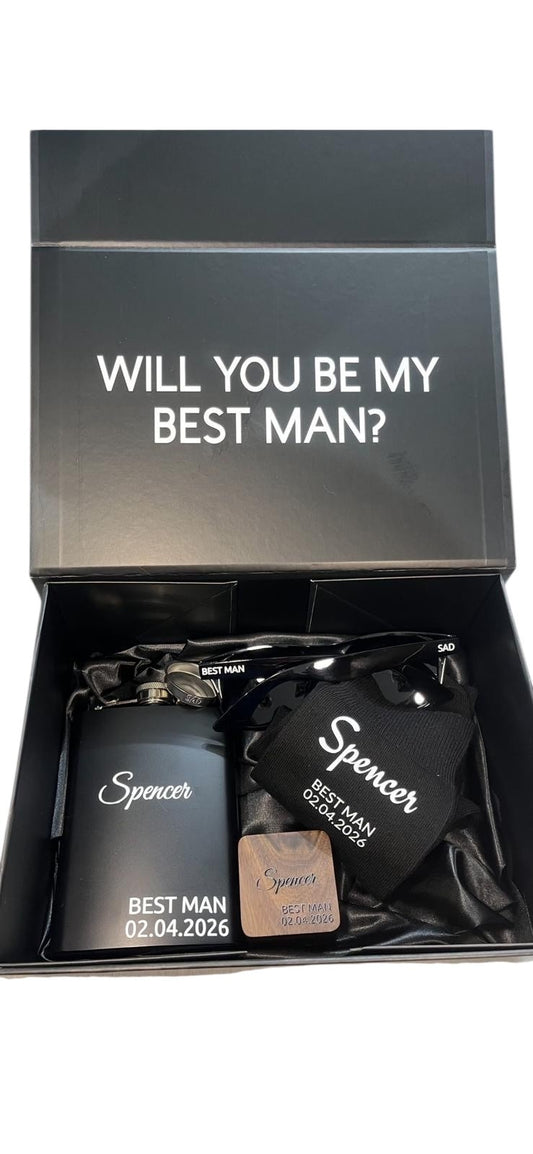 Personalised Bestman Gift Box