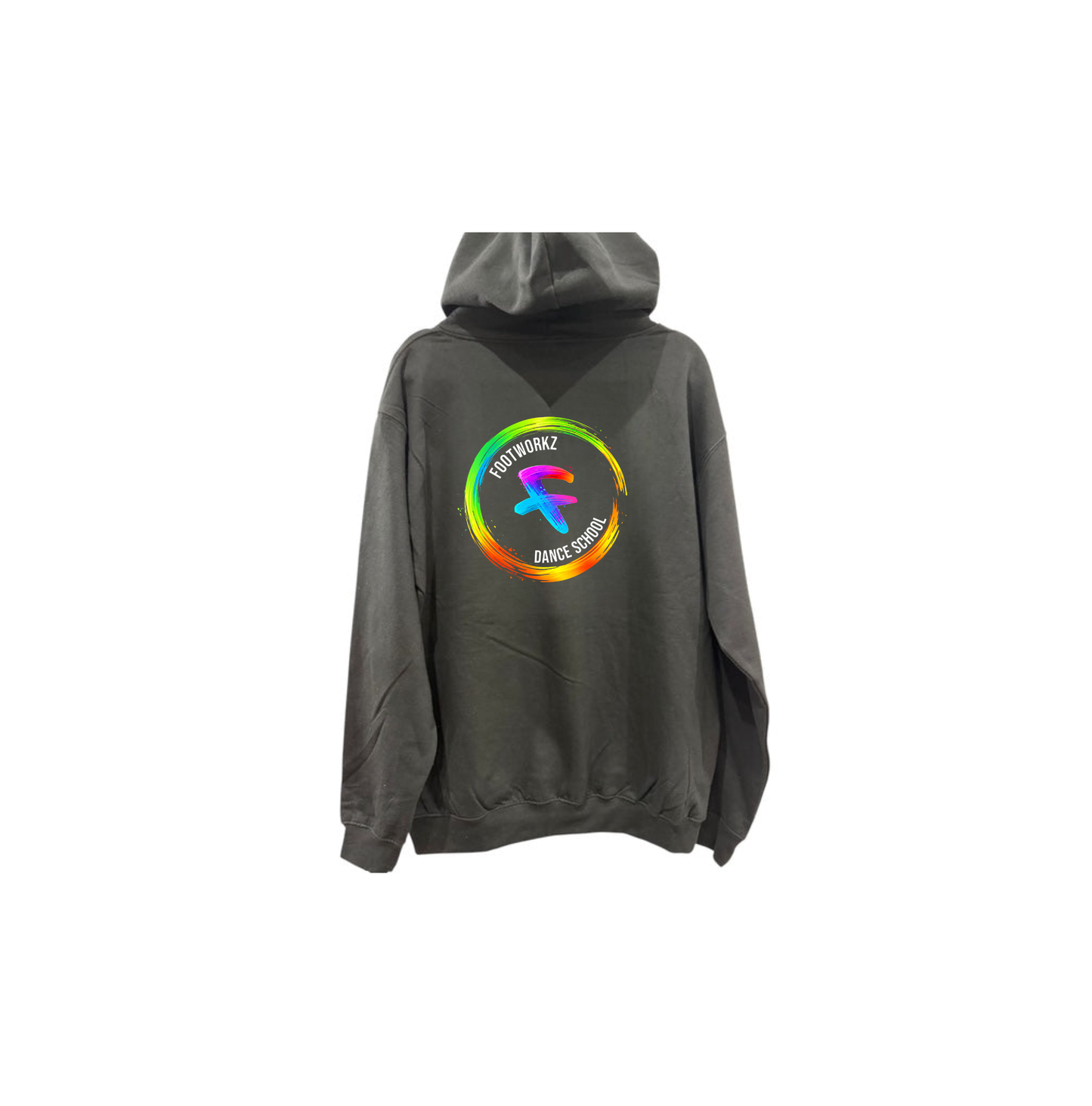 Footworkz Dance- Personalised Black Classic Zip Hooded Sweatshirt/Hoodie
