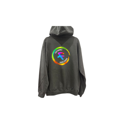 Footworkz Dance- Personalised Black Classic Zip Hooded Sweatshirt/Hoodie