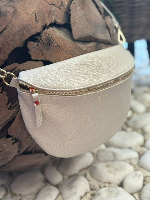 Personalised Alice Leather Cross body Bum Bag-Large