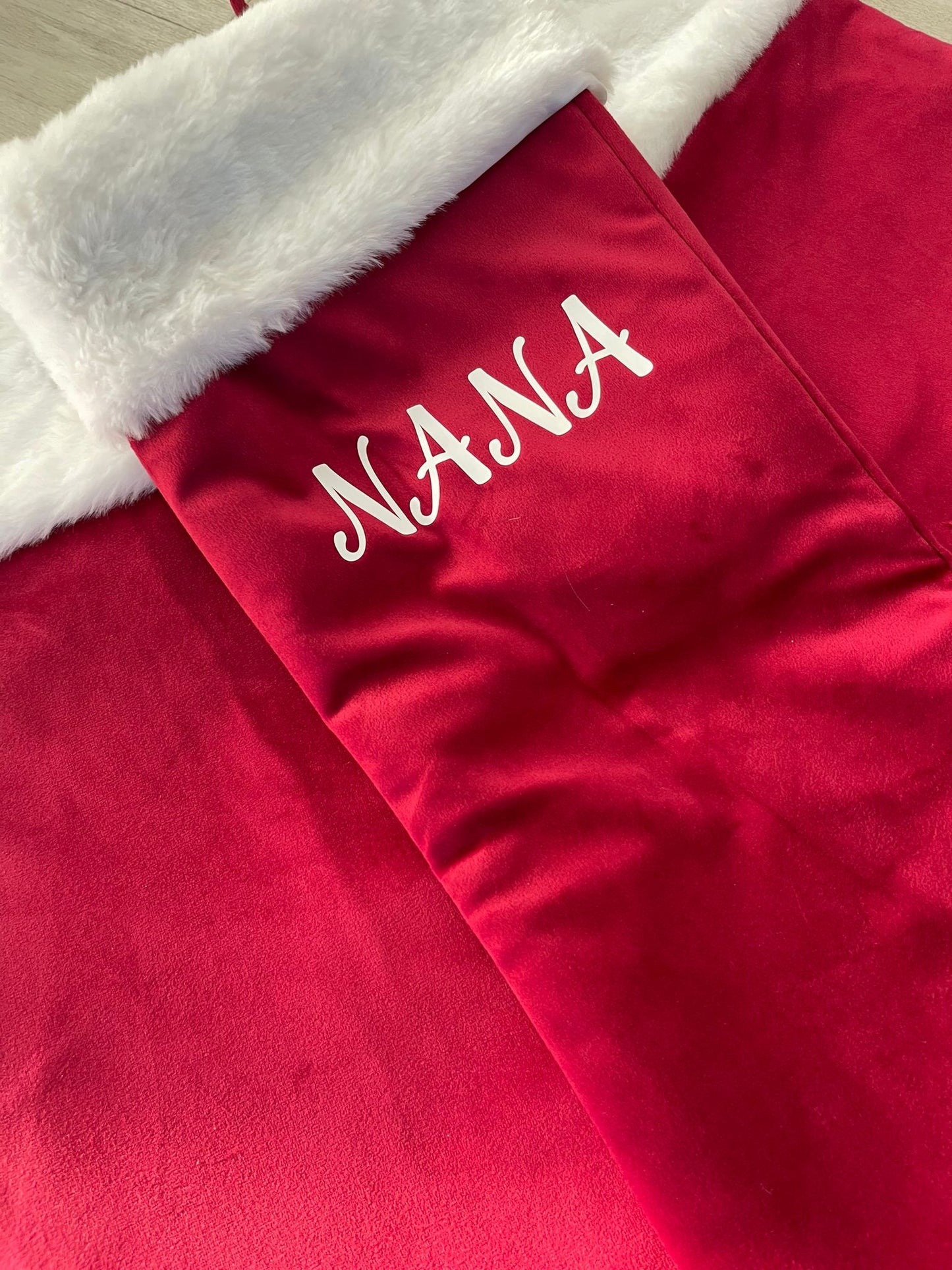 Personalised Red Christmas Stocking