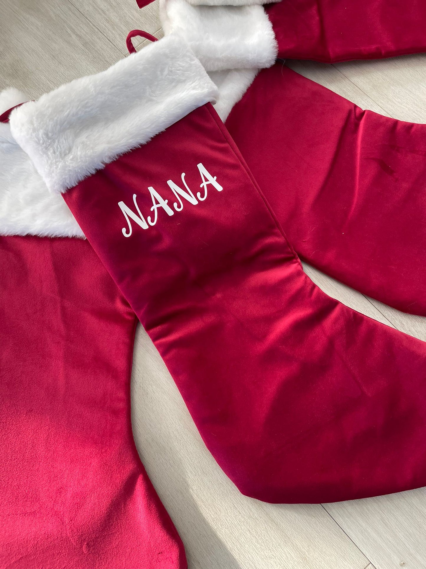 Personalised Red Christmas Stocking