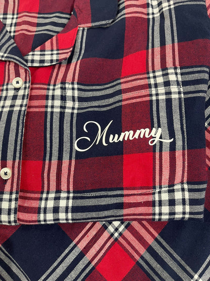 Personalised Tartan Family Pyjamas- Womens