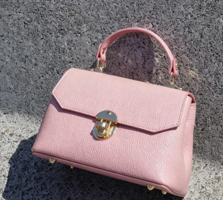 Personalised Emma Leather Crossbody Bag