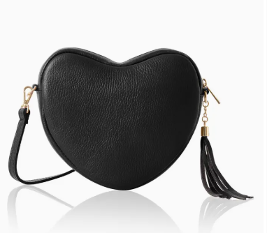 Personalised Hattie Heart Bag- Italian Leather