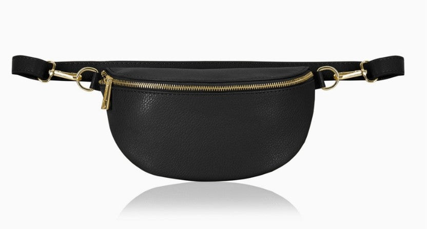 Personalised Alice Leather Cross body Bum Bag-Small