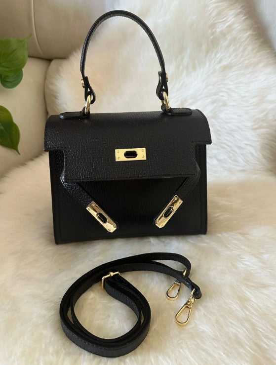 Personalised Medium Kate - Genuine Leather Handbag