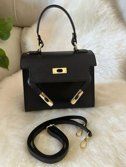 Personalised Medium Kate - Genuine Leather Handbag