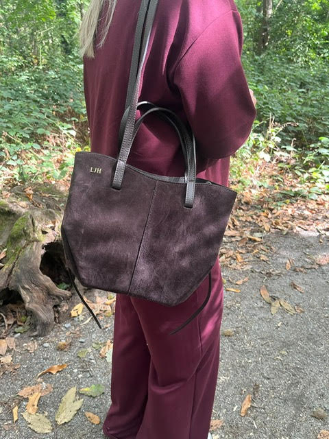 Personalised Sophia Suede Tote Bag