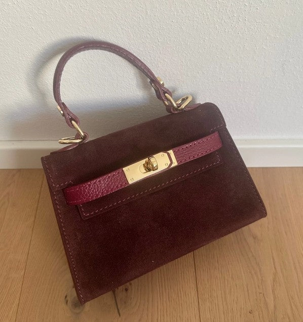 Personalised Mini Kate - Genuine Suede Bag