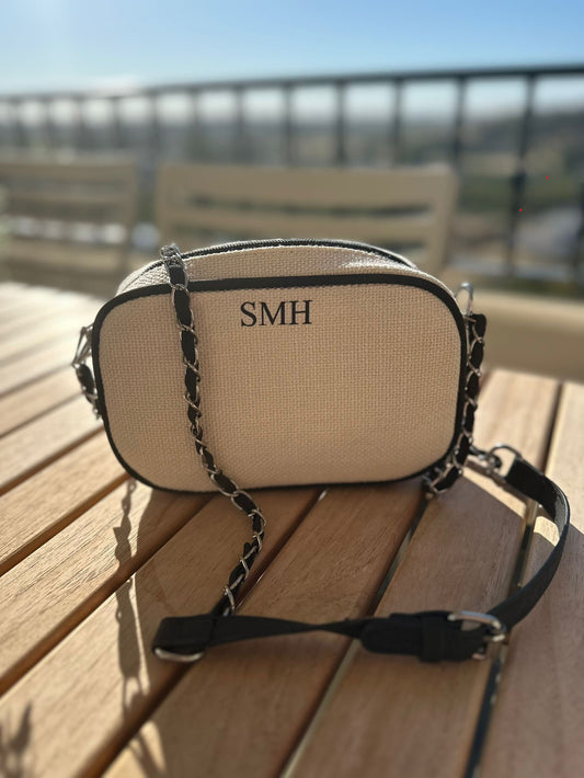 Personalised Canvas Cross body Bag