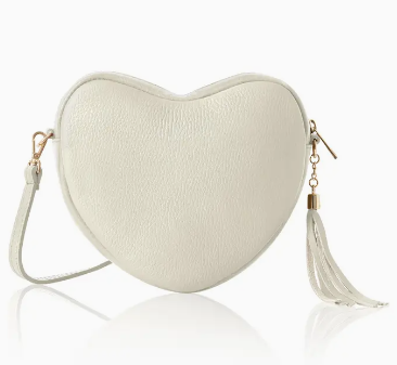 Personalised Hattie Heart Bag- Italian Leather