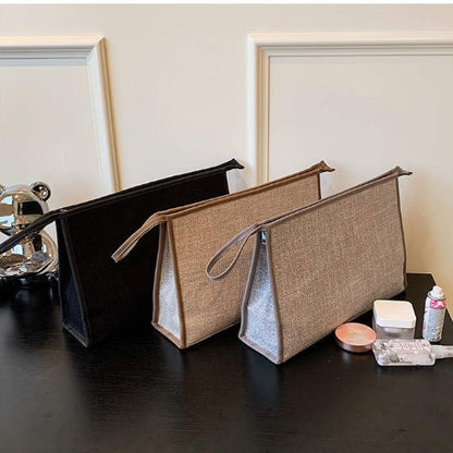 Personalised Large Canvas Clutch/Pouch