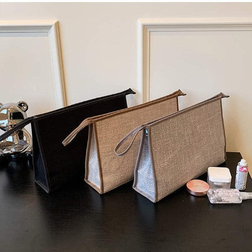 Personalised Large Canvas Clutch/Pouch
