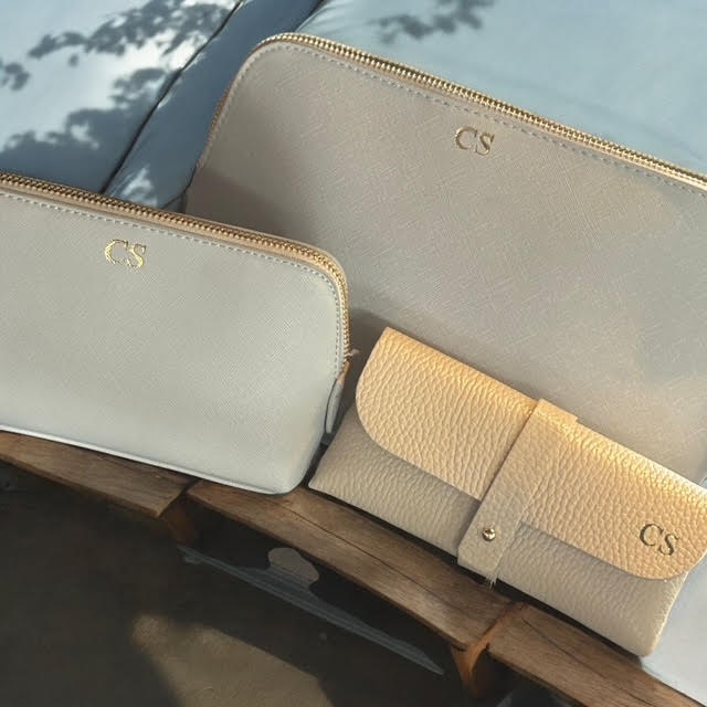 Personalised Italian Leather Glasses Pouch