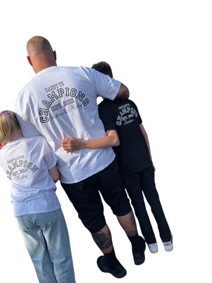 Personalised Children's CHAMPION T-shirt