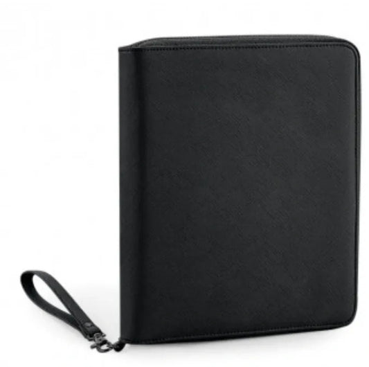 Black Personalised Travel/Tech Organiser