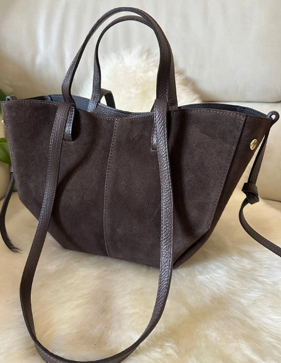Personalised Sophia Suede Tote Bag