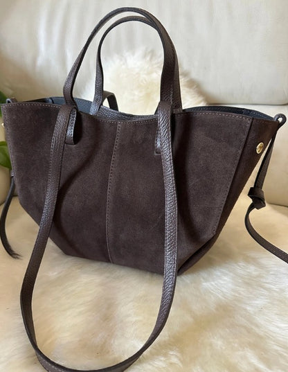 Personalised Sophia Suede Tote Bag