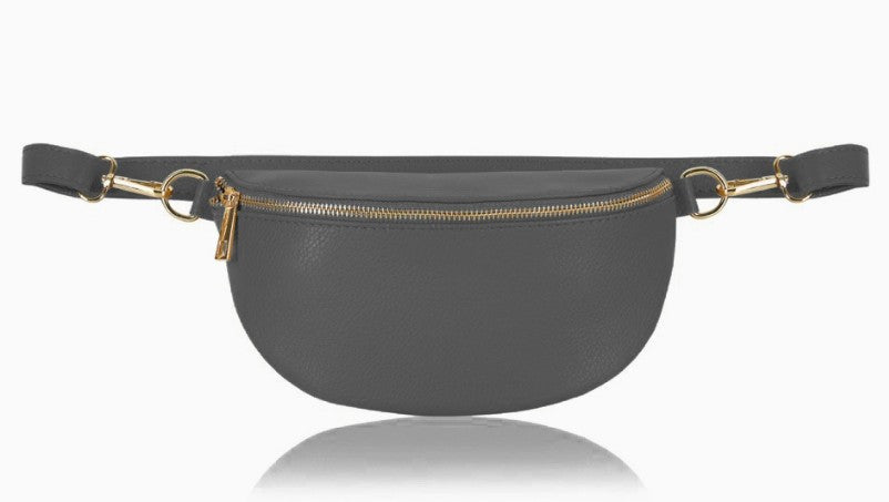 Personalised Alice Leather Cross body Bum Bag-Small