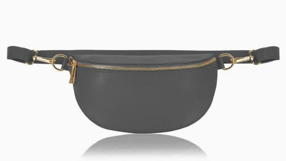 Personalised Alice Leather Cross body Bum Bag-Small