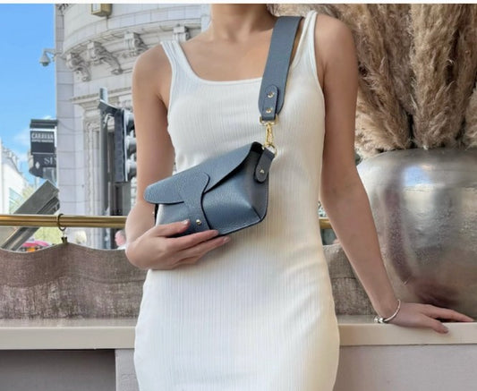 Personalised Ella Crossbody Bag with Wide Chunky Strap-Medium