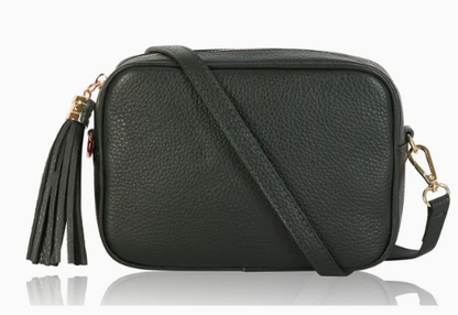 Personalised Charlotte Crossbody Camera Bag with Tassel Zip