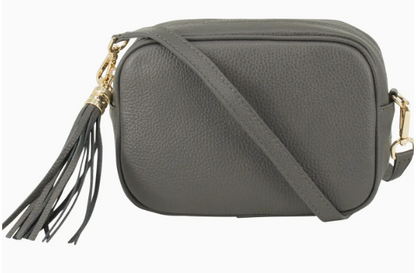 Personalised Charlotte Crossbody Camera Bag with Tassel Zip